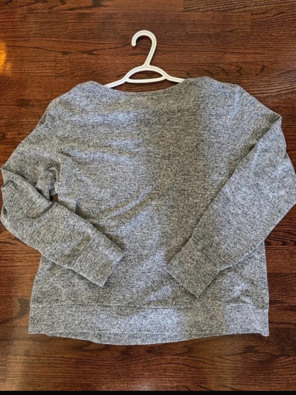 Champion Gray Scoop Neck open back Knit Pullover